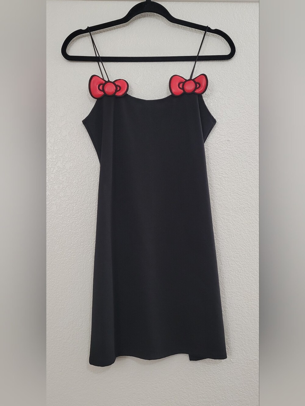 Dolls Kill x Hello Kitty Black Dress Red Bow Straps Women’s M
